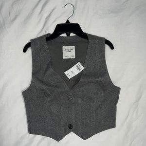 Abercrombie & Fitch Grey Vest